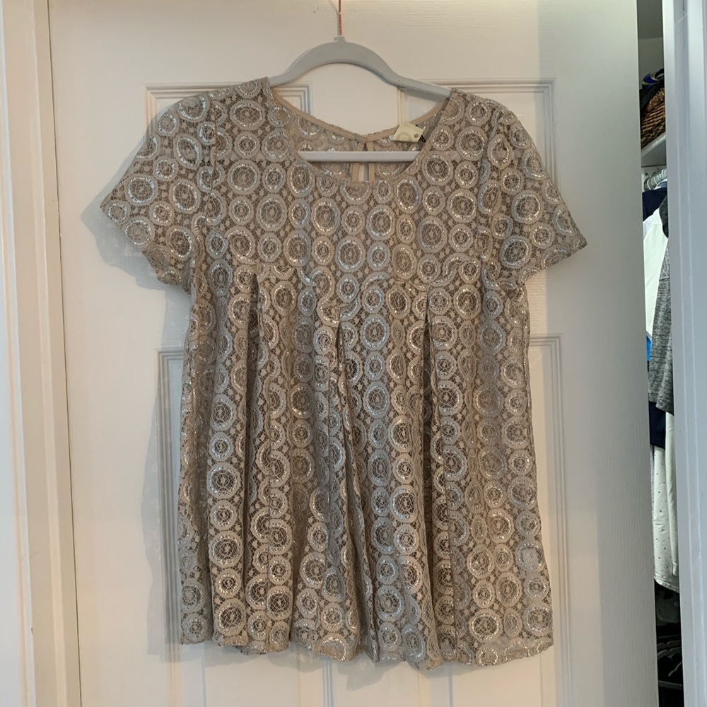 Anthropologie Sparkle Shirt